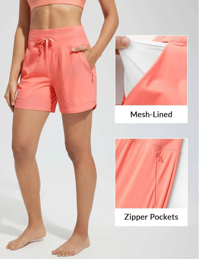Zwemshorts met hoge taille
